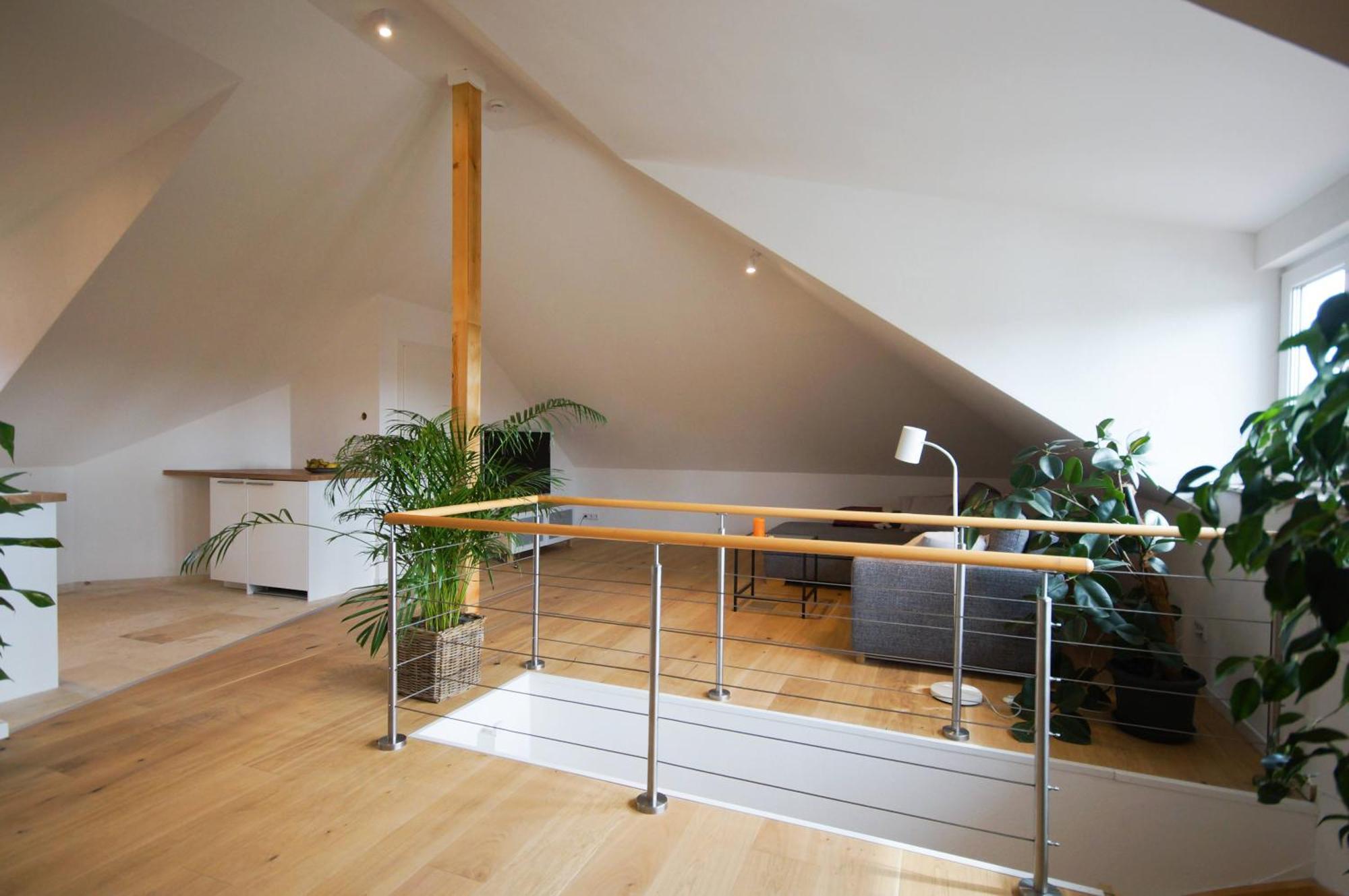 Modernes Und Helles Apartment Im Loft Stil Heidelberg Exterior foto