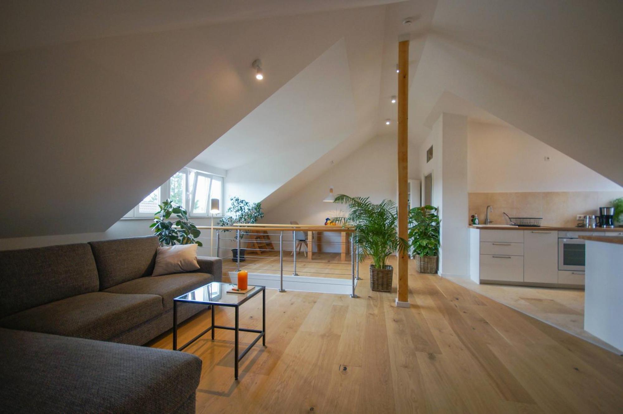 Modernes Und Helles Apartment Im Loft Stil Heidelberg Exterior foto